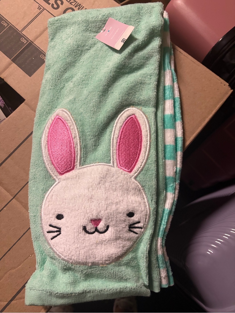 Bunny Kitchen Towels- Soft Terry Cloth